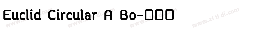 Euclid Circular A Bo字体转换